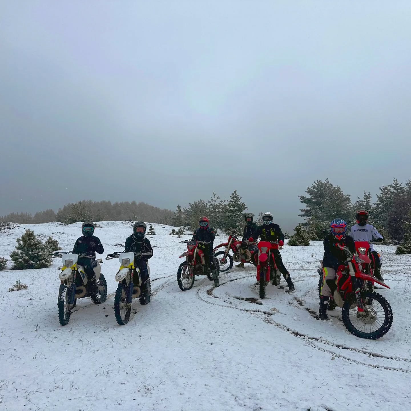 New enduro rider on a forest fire-road above Bansko in the Pirin Mountains, Bulgaria