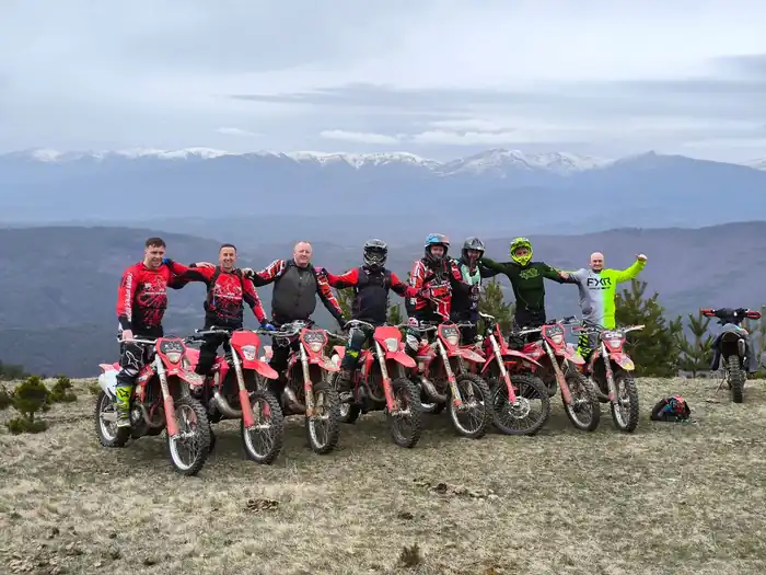 Beginner-friendly enduro trail through green Bulgarian valleys