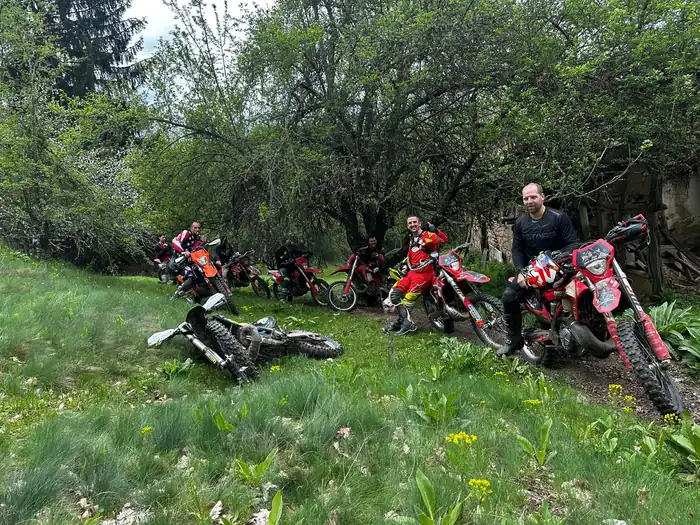 Beginner-friendly enduro trail through green Bulgarian valleys